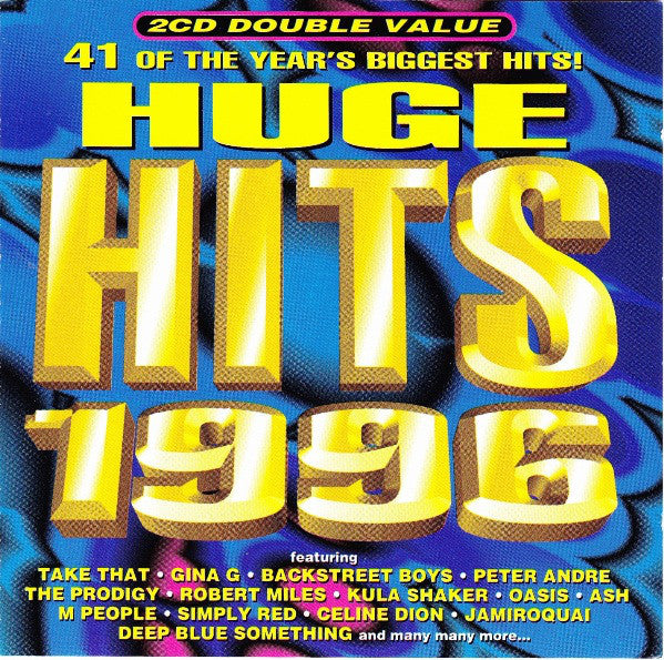 Various - Huge Hits 1996 - Used CD