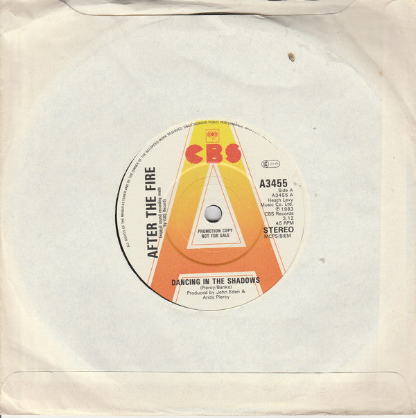 After The Fire - Dancing In The Shadows - Used Vinyl Record 7