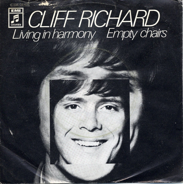Cliff Richard - Living In Harmony / Empty Chairs - Used Vinyl Record