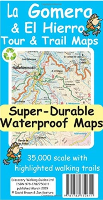 Jan Kostura - La Gomera & El Hierro Tour & Trail Super-Durable Maps -