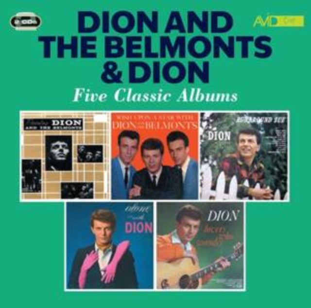 DION AND THE BELMONT - Five Classic Albums - CD