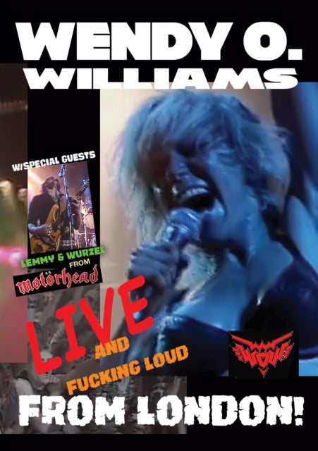 WILLIAMS - WOW: LIVE AND FUCKING LOUD FROM LONDON - New DVD