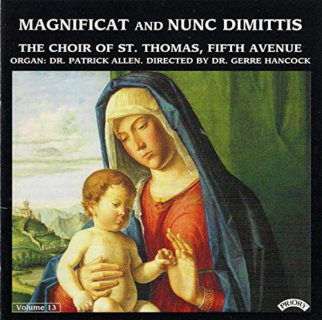 St. Thomas Choir Of - Magnificat And Nunc Dimittis - CD