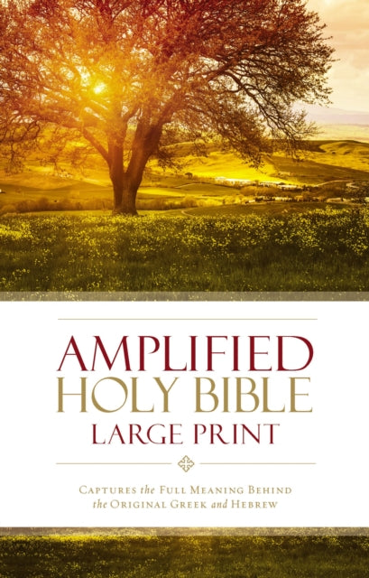 Amplified Holy Bible, Large Print, Hardcover : Captures the Full Meani