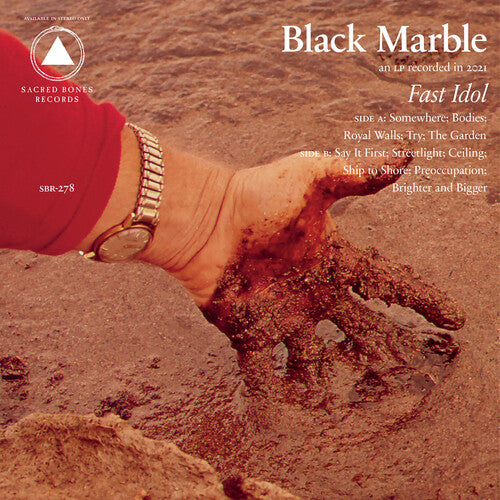BLACK MARBLE - FAST IDOL (Red with White + Black splatter Rough Trade)