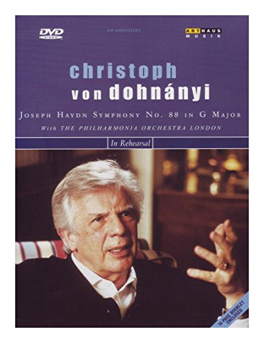 Christoph Von Dohnanyi: In Rehearsal - New DVD