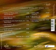VARIOUS - DUFOURT COMP WKS FOR SOLO PNO - CD