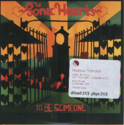 Sonic Hearts - To Be Someone - Used CD