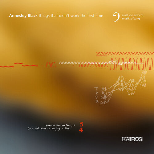 Annesley Black: Things That Didn't Work The First Time - CD