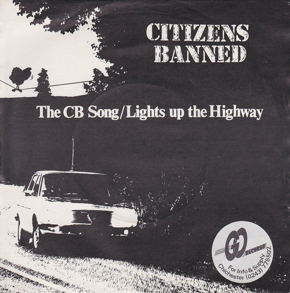 Citizens Banned - C. B. Song - Used Vinyl Record 7"