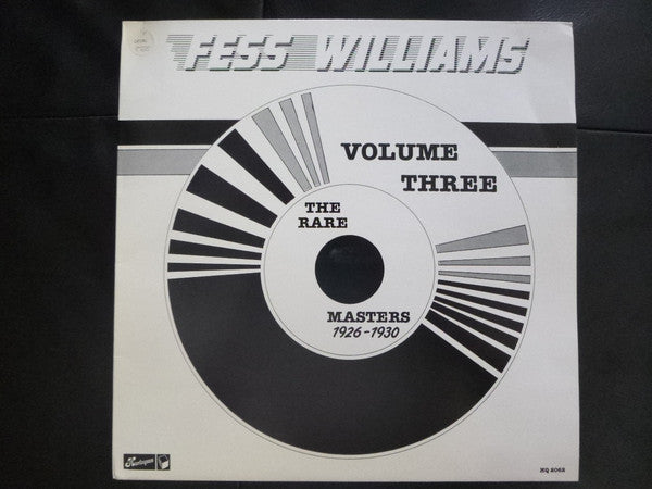 Fess Williams - Volume Three The Rare Masters 1926-1930 - Used Vinyl