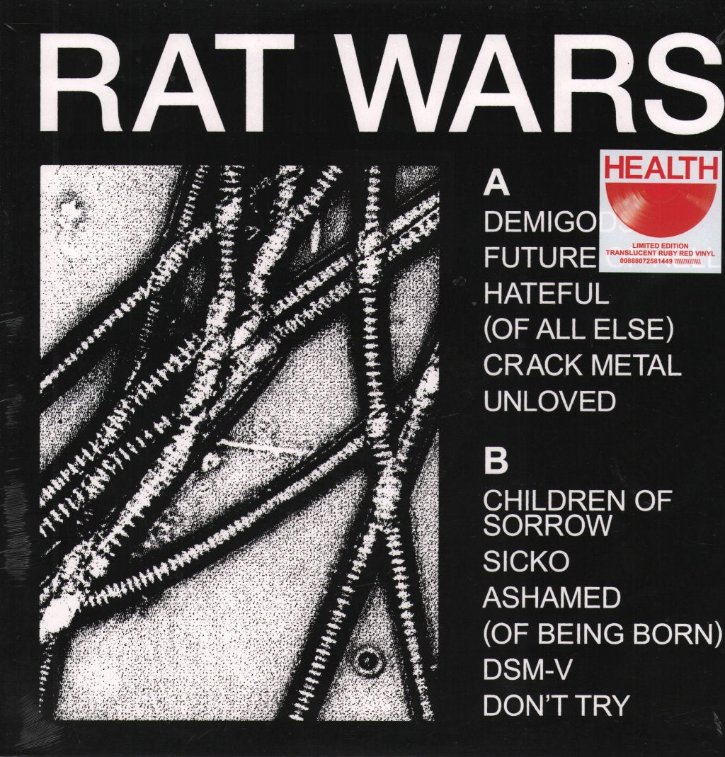 HEALTH - RAT WARS - Vinyl Record 12 INCH RECORD