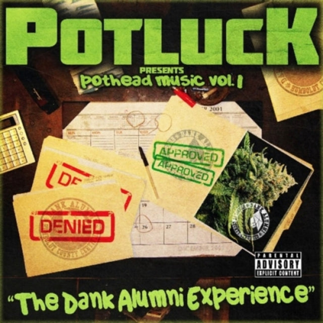 POTLUCK - POTHEAD MUSIC VOL. 1: THE DANK ALUMNI EXPERIENCE - CD