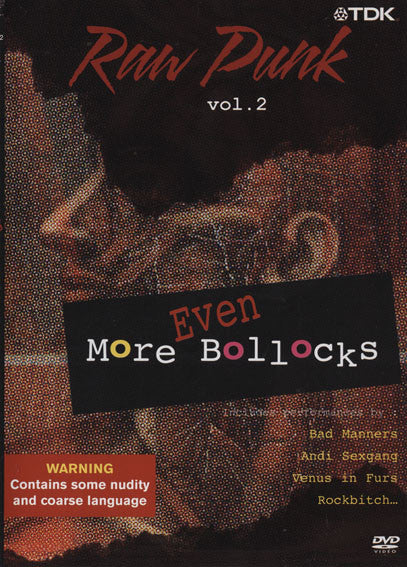 Various - Raw Punk Vol.2 Even More Bollocks - New DVD