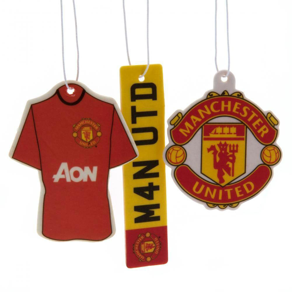 Manchester United FC - 3pk Air Freshener - New Air Fresheners