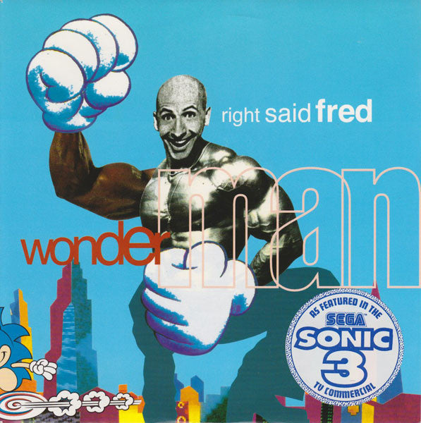 Right Said Fred - Wonderman - Used Vinyl Record 7"