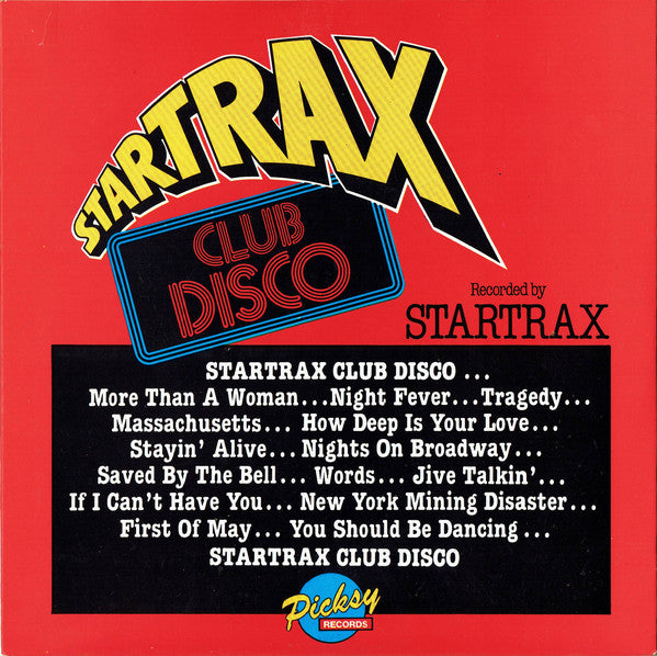 Startrax - Club Disco - Used Vinyl Record 7"