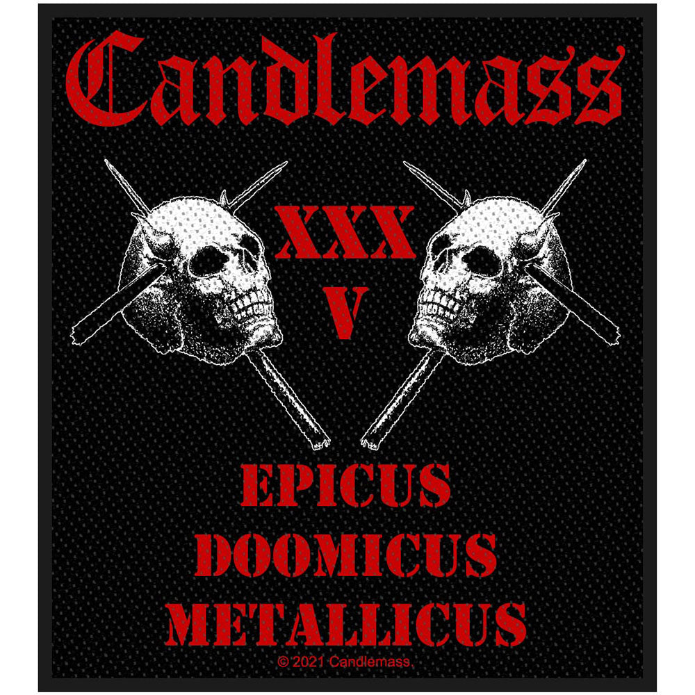 CANDLEMASS - EPICUS 35TH ANNIVERSARY () - Patch - PHD - Standard