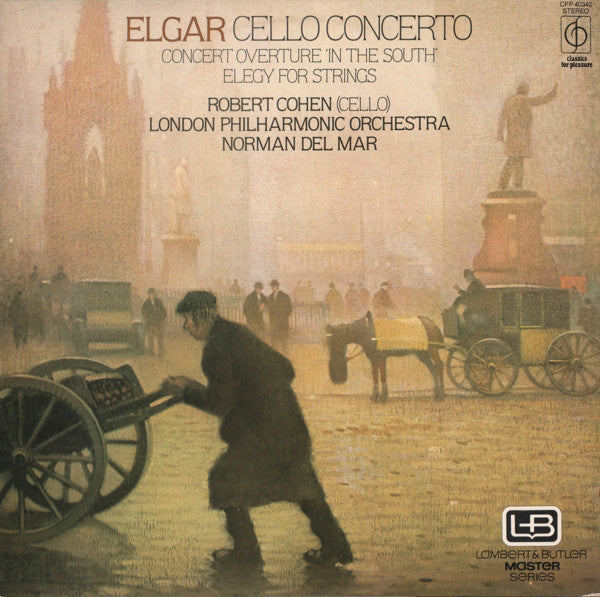 Sir Edward Elgar - Cello Concerto - Used Vinyl Record