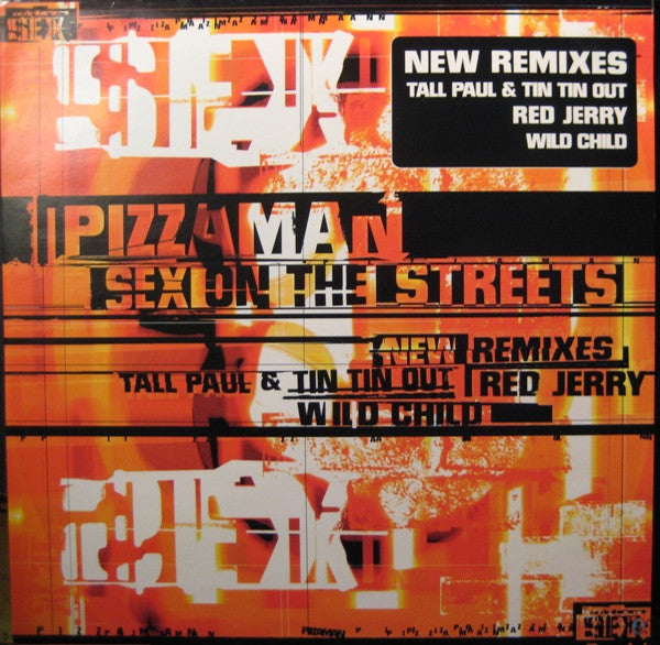 Pizzaman - Sex On The Streets (New Remixes) - Used Vinyl Record 12"