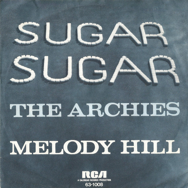 Archies - Sugar Sugar - Used Vinyl Record 7"