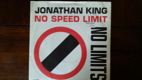 Jonathan King - No Speed Limit - Used Vinyl Record 7"