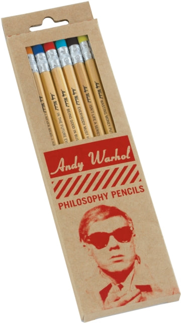 Galison - Warhol Philosophy Pencil Set - New Other merchandise