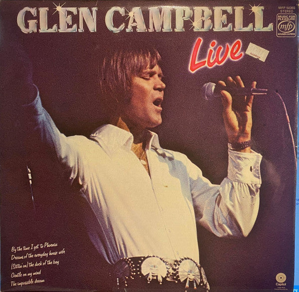 Glen Campbell - Live - Used Vinyl Record