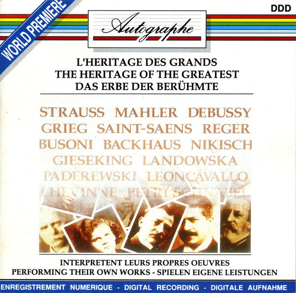 Various - L'heritage Des Grands/The Heritage Of The Greatest/Das Erbe