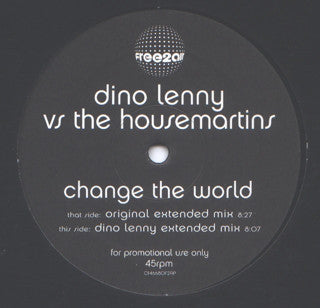 Dino Lenny - Change The World - Used Vinyl Record 12"