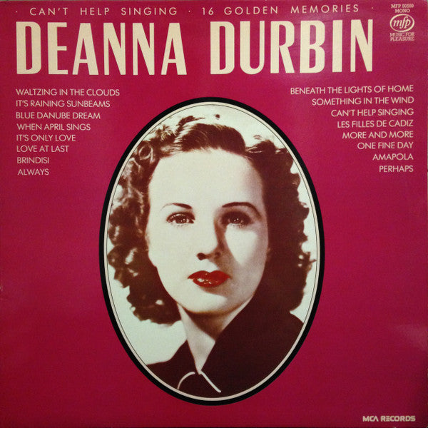 Deanna Durbin - Can't Help Singing - Used Vinyl Record