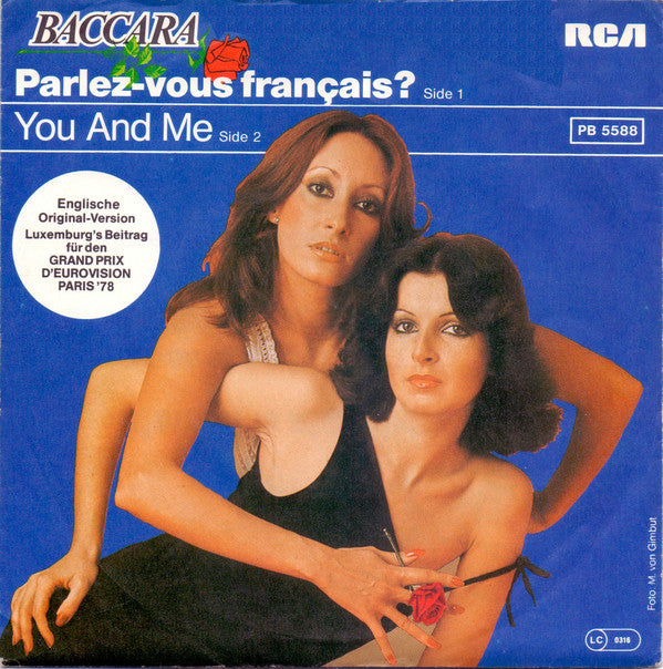 Baccara - Parlez-vous Francais? - Used Vinyl Record 7"