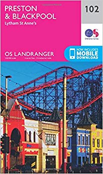 Ordnance Survey - Preston & Blackpool, Lytham : 102 - New Sheet map