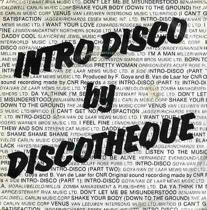 Discotheque - Intro-Disco - Used Vinyl Record 7"