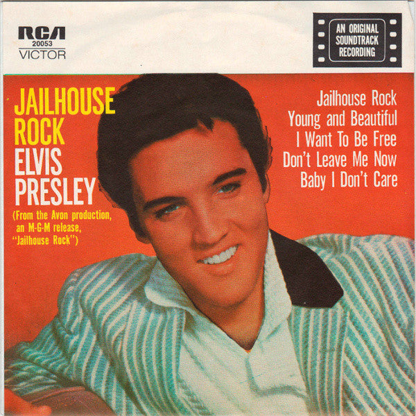 Elvis Presley - Jailhouse Rock - Used Vinyl Record 7"