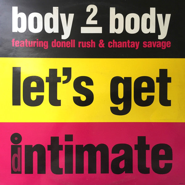 Body 2 Body - Let's Get Intimate - Used Vinyl Record 12"