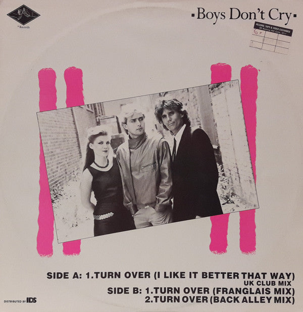 Boys Don't Cry - Turn Over - Used Vinyl Record 12"