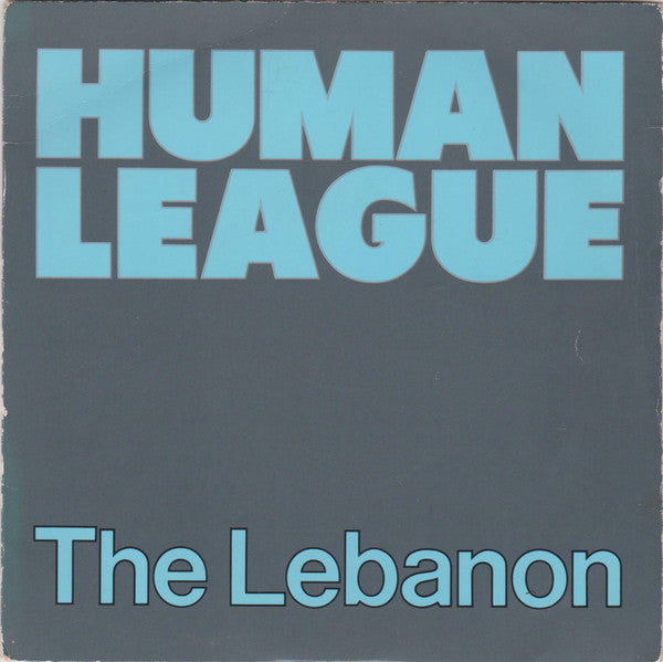 Human League - Lebanon - Used Vinyl Record 7"
