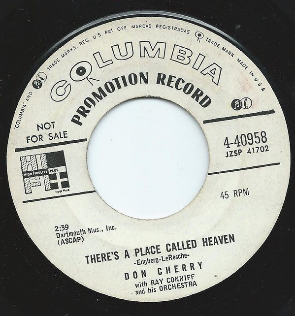 Don Cherry - re's A Place Called Heaven / Fourteen Karat Gold
