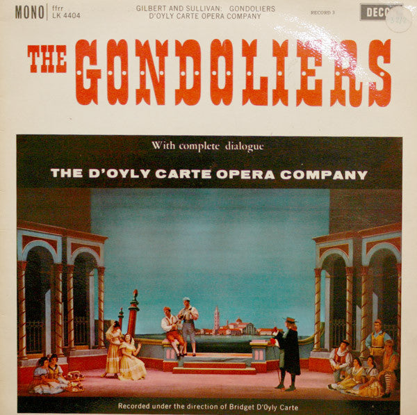 Gilbert & Sullivan - Gondoliers - Used Vinyl Record