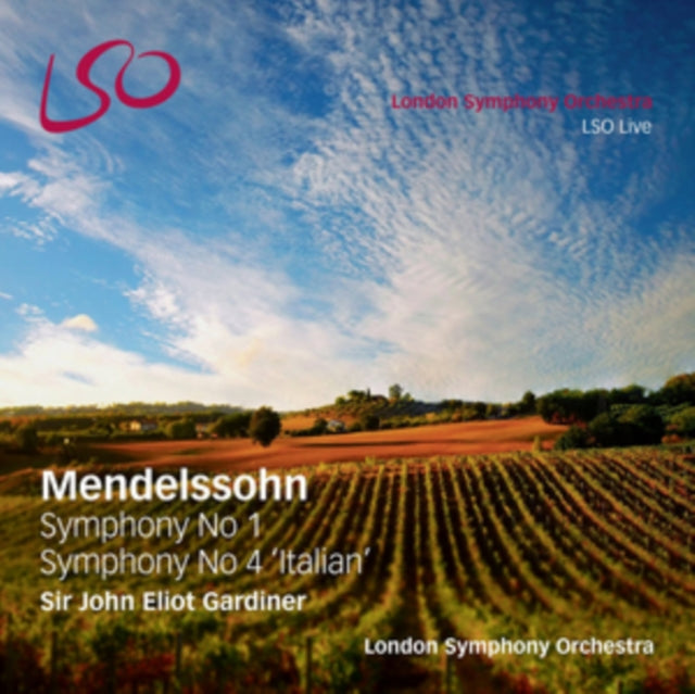 Felix Mendelssohn-Ba - Symphony No 1 / Symphony No 4 'Italian' - New B