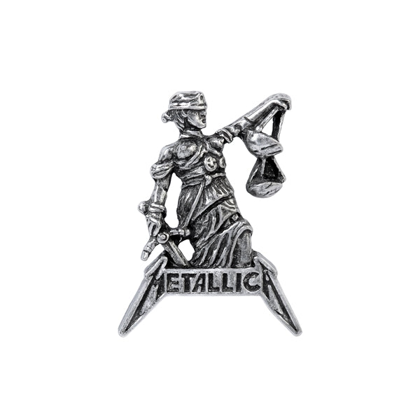 METALLICA - JUSTICE FOR ALL - Collectable Enamel Badges - BDGE