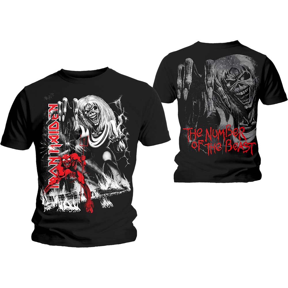 Iron Maiden - tshirt - Unisex - Short Sleeves - Medium