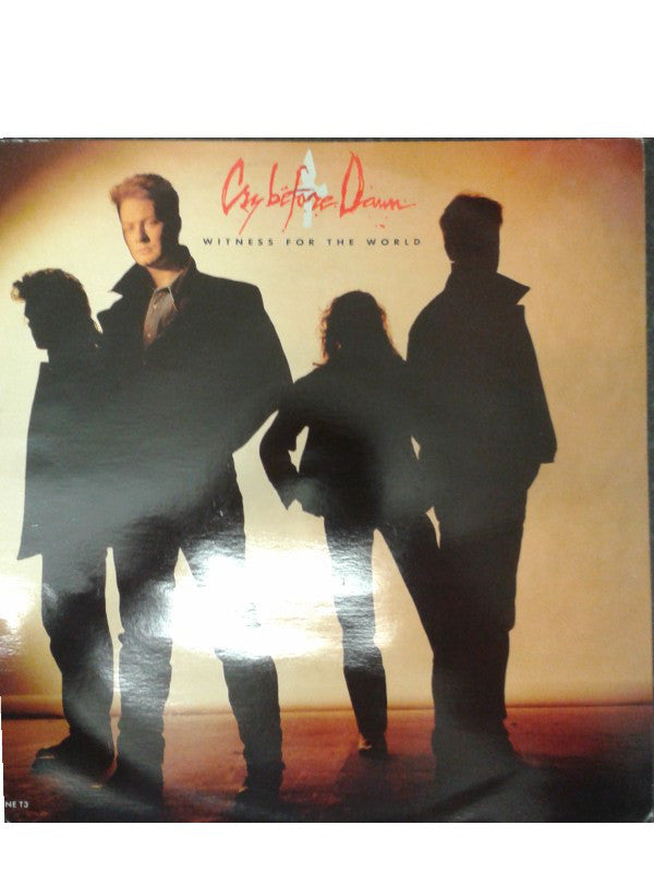 Cry Before Dawn - Witness For The World - Used Vinyl Record 12"