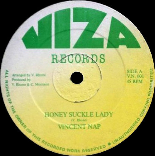 Vincent Nap - Honey Suckle Lady - Used Vinyl Record 12"