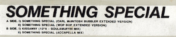 Wop Bop Torledo - Something Special - Used Vinyl Record 12"