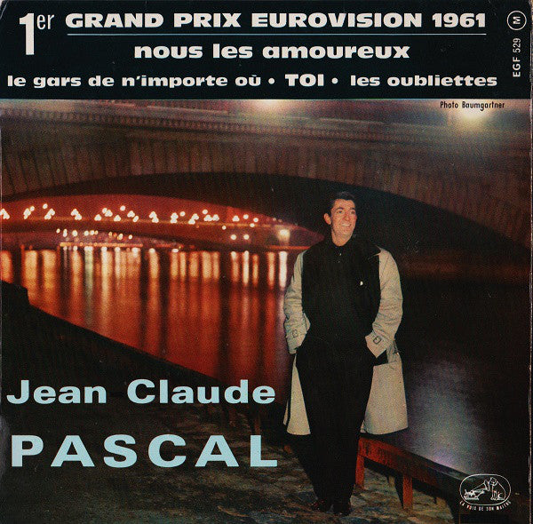Jean-Claude Pascal - Nous Les Amoureux - Used Vinyl Record 7"