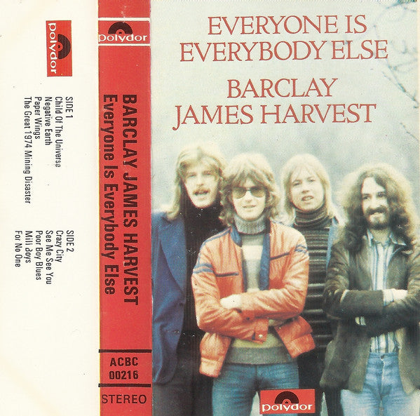 Barclay James Harves - Everyone Is Everybody Else - Used Cassette