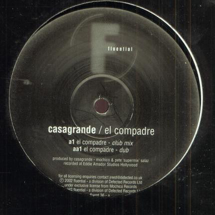 Casagrande - El Compadre - Used Vinyl Record 12"