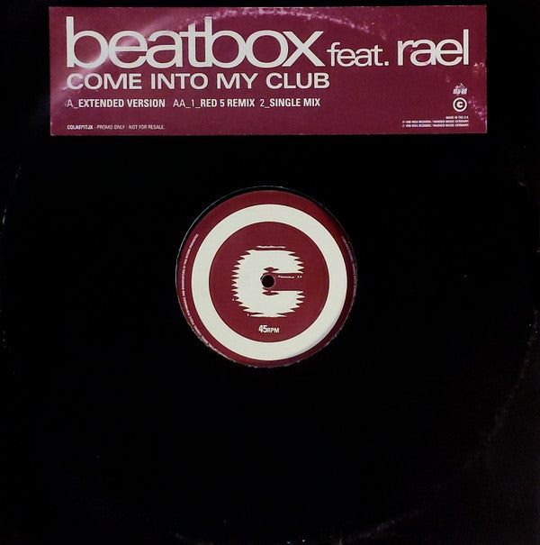 Beatbox - Come Into My Club - Used Vinyl Record 12"